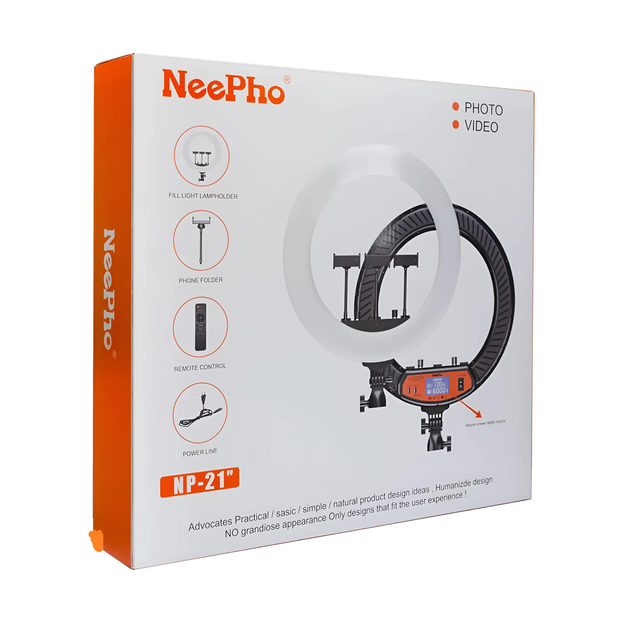 NeePho NP-21 54cm Professional LED Ring Light - PG SHOP