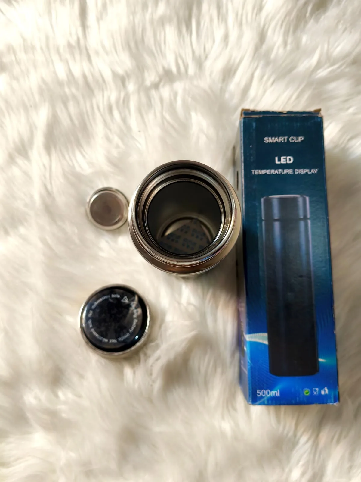 LED Temperature Display Stainless Steel Vacuum Flask- 500 ML - PG SHOP