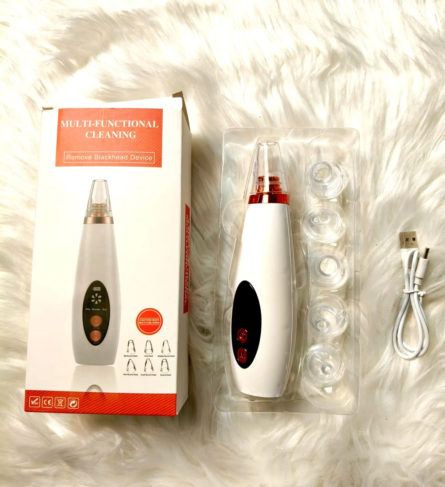 6-in-1 Electric Blackhead Remover & Pore Vacuum Cleaner - PG SHOP