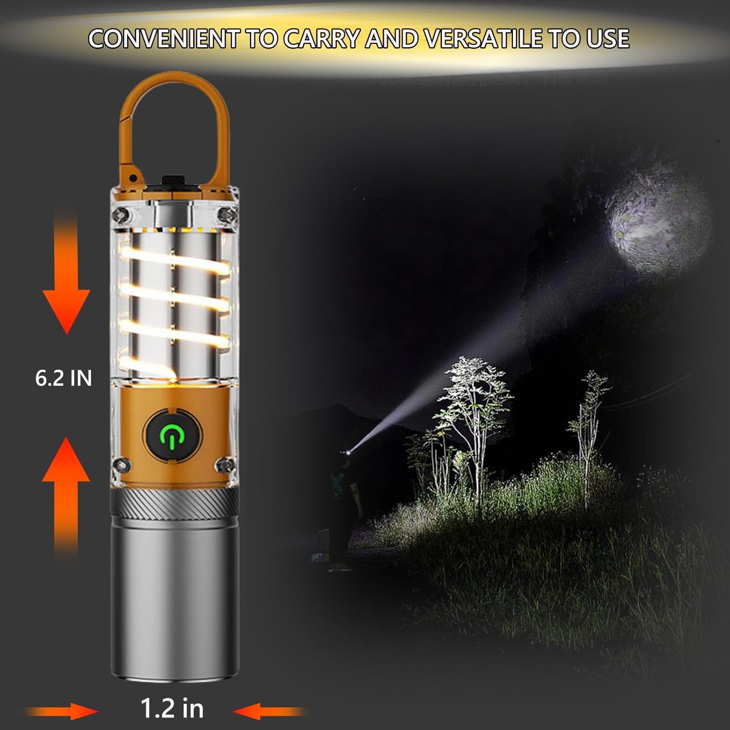 Camping Flashlight X10 Flood Lighting (Rechargeable) - PG SHOP