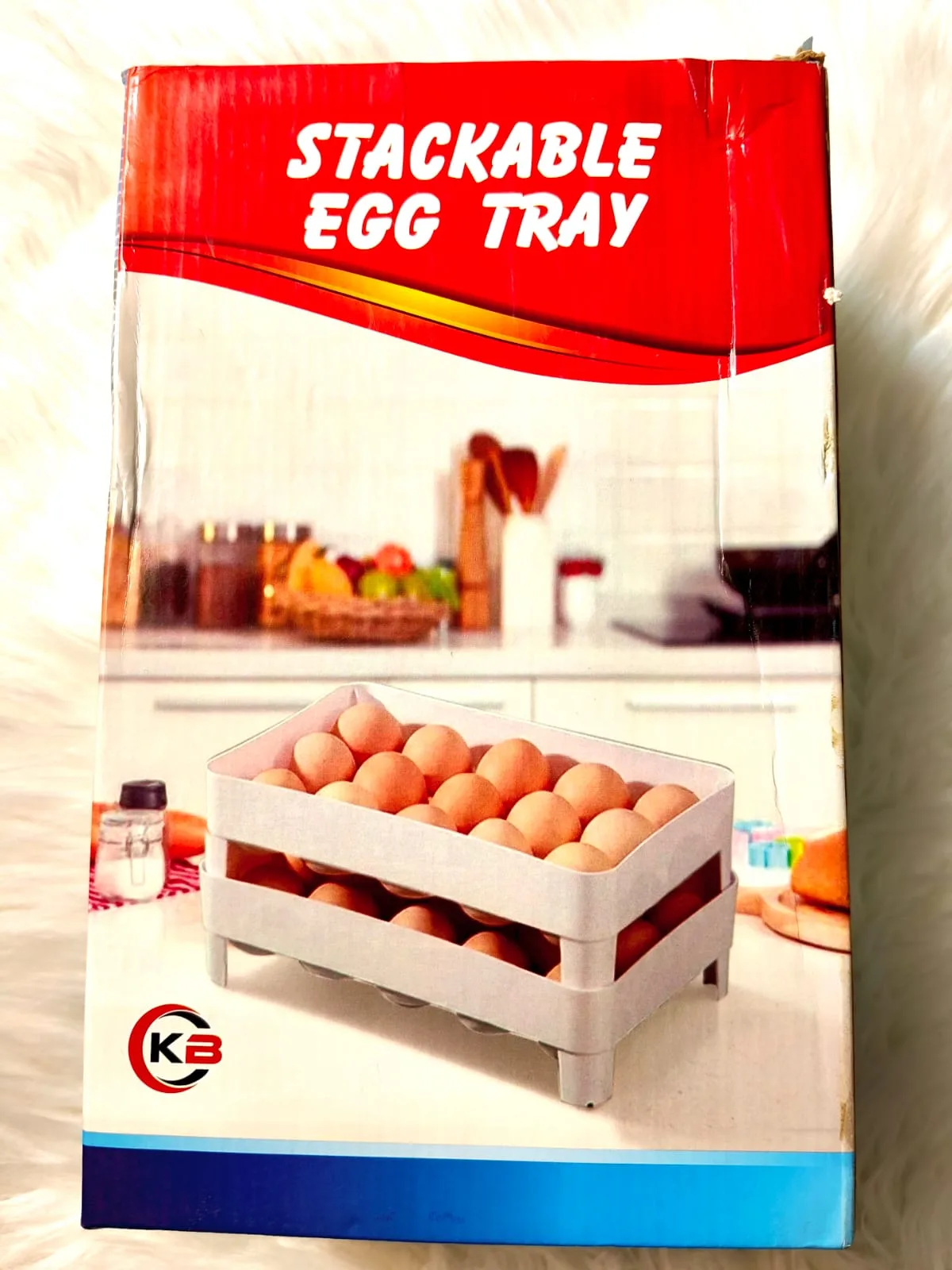 Stackable Egg Tray – মাল্টি-লেয়ার ডিম সংরক্ষণ - PG SHOP