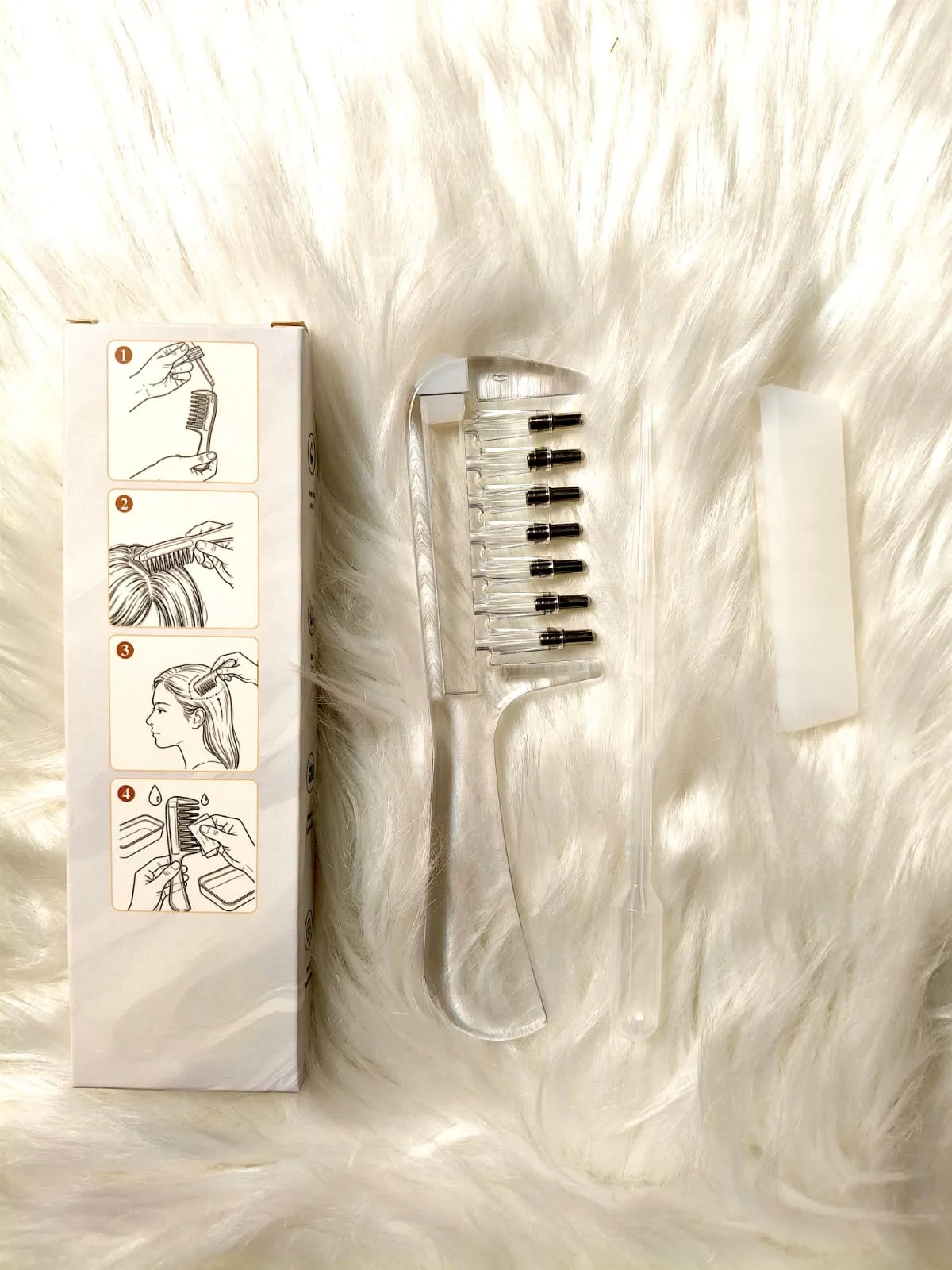 Scalp Applicator Comb with Hair Serum - PG SHOP