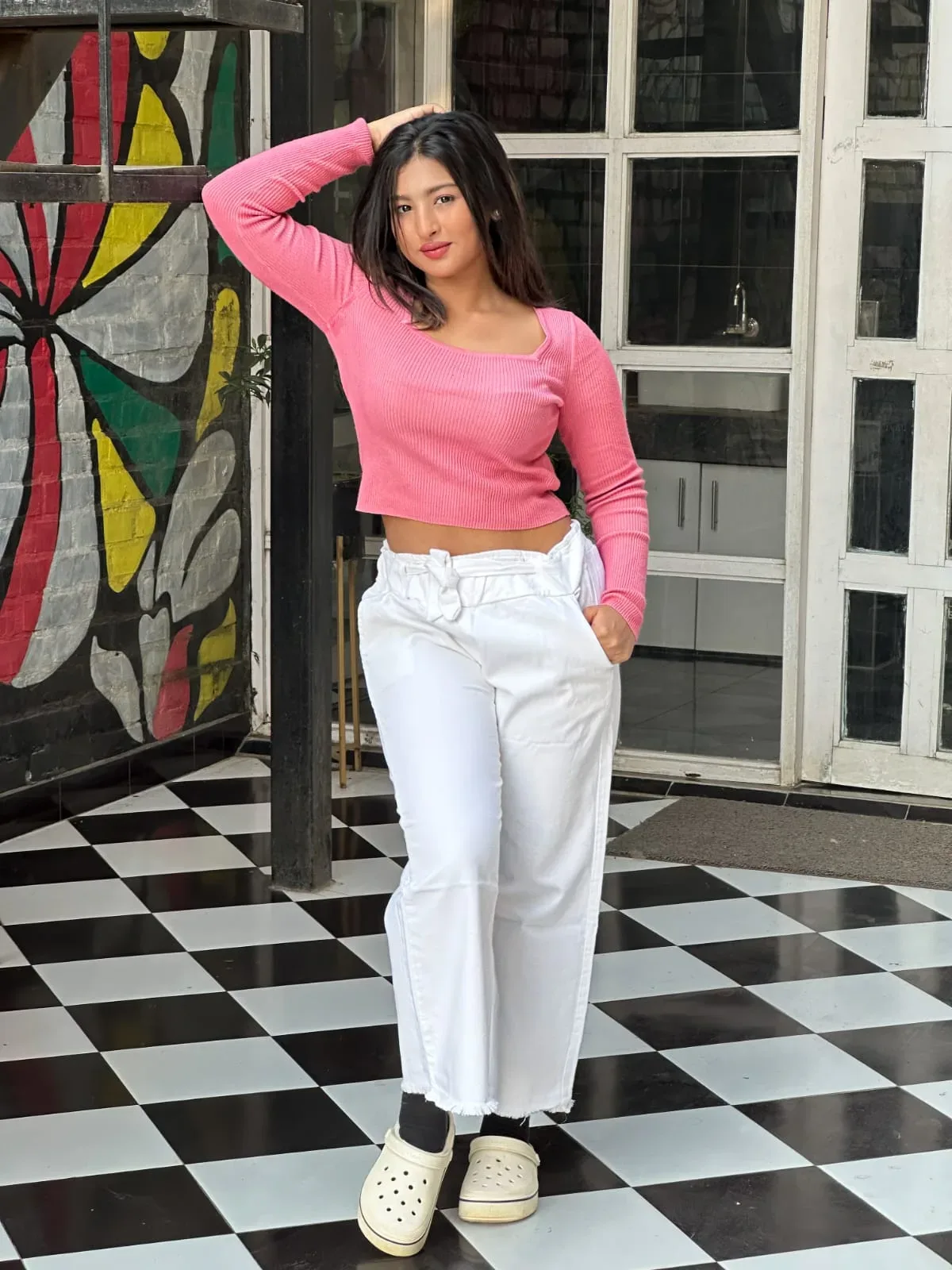Stylish Women’s Soft Denim Palazzo Pant - 3XXL AND 4XXL - PG SHOP