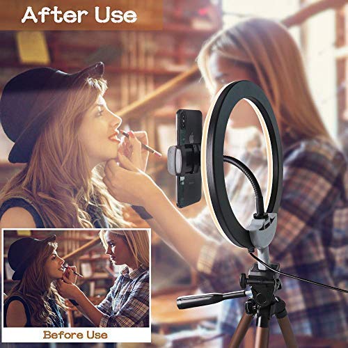 10 inch LED Ring Phil Light Ringlight Photography Beauty Light - PG SHOP