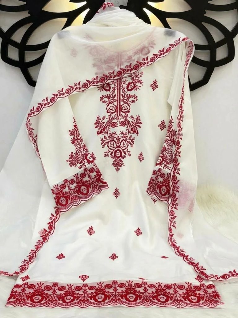 হানিয়া আমির ইন্সপায়ার্ড কটন থ্রি পিস - PG SHOP