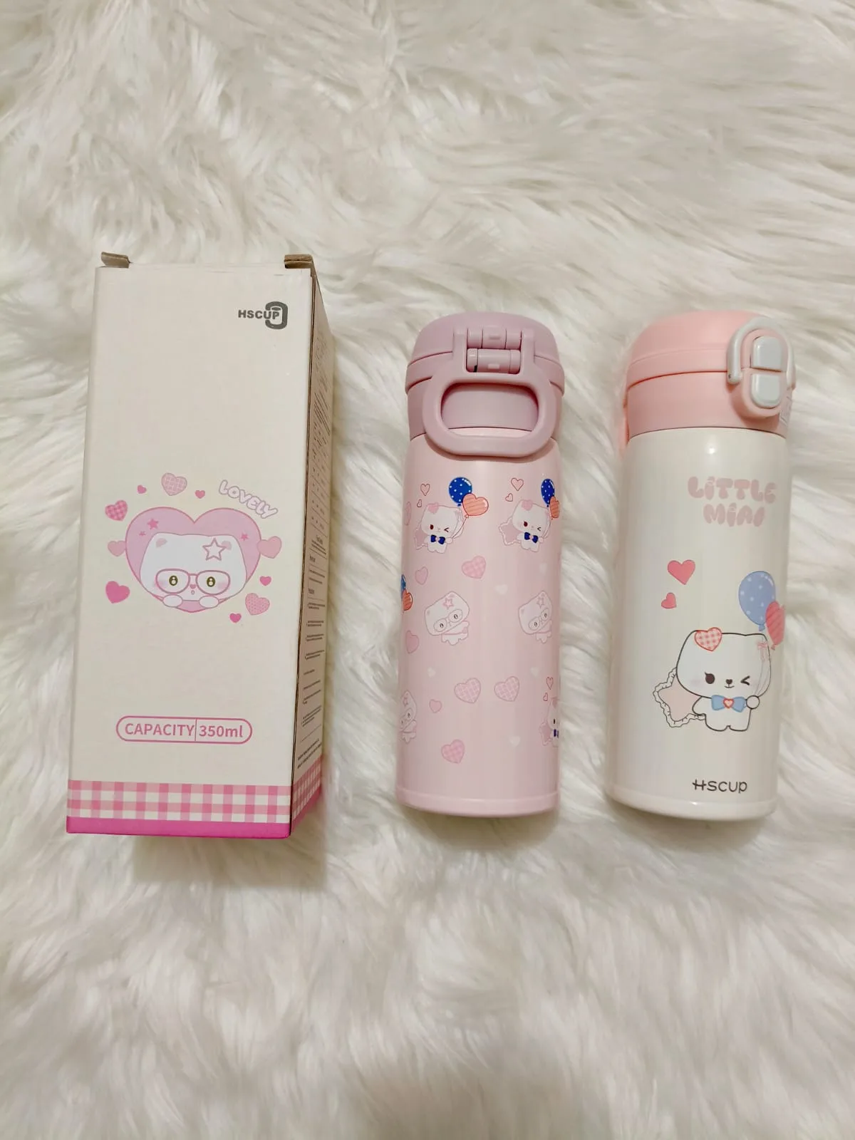 Cute Stainless Steel Vacuum Flask - 320 ML - PG SHOP
