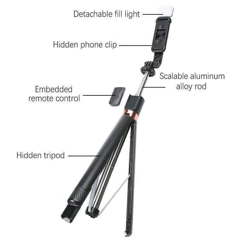 LIVE-K9 LED Selfie Stick, also known as a Live Broadcast Stand - PG SHOP