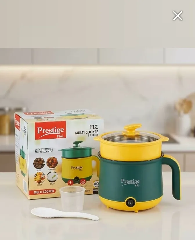 Prestige Plus 2.2L 1000W Electric Multi Cooker - PG SHOP