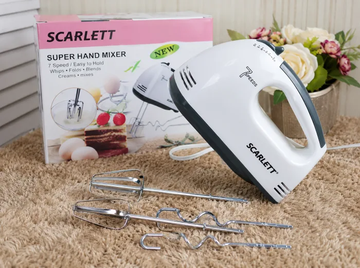 Scarlett 7-Speed Electric Hand Mixer - PG SHOP