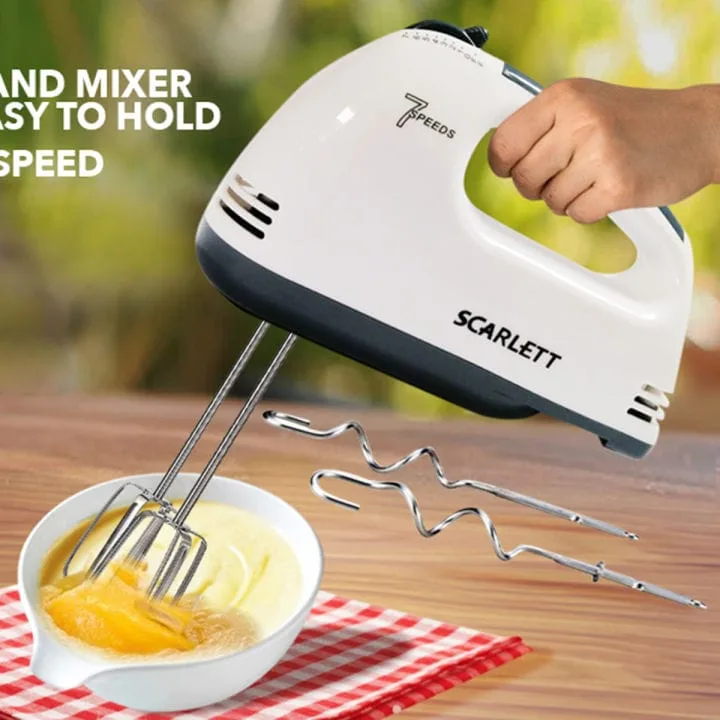 Scarlett 7-Speed Electric Hand Mixer - PG SHOP