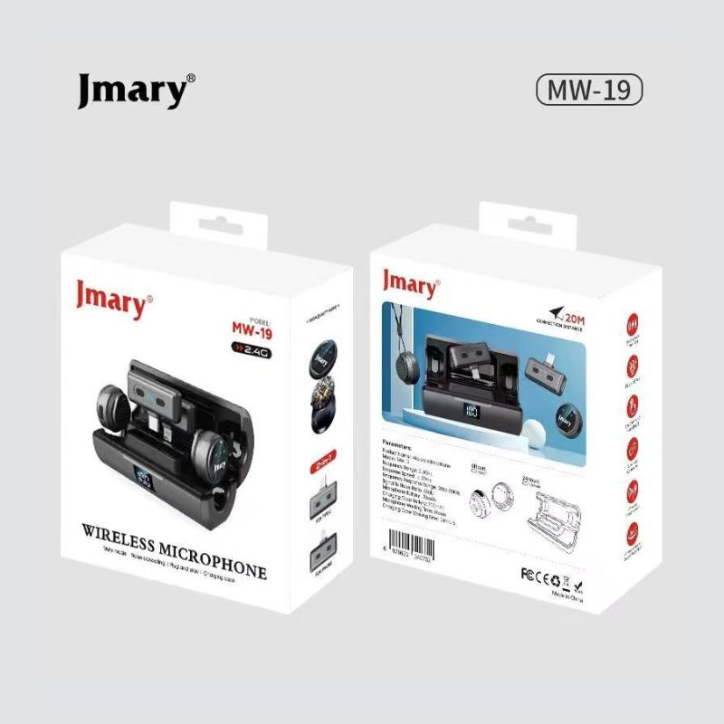 Jmary MW-19 Noise Cancellation Dual Wireless Microphone - PG SHOP