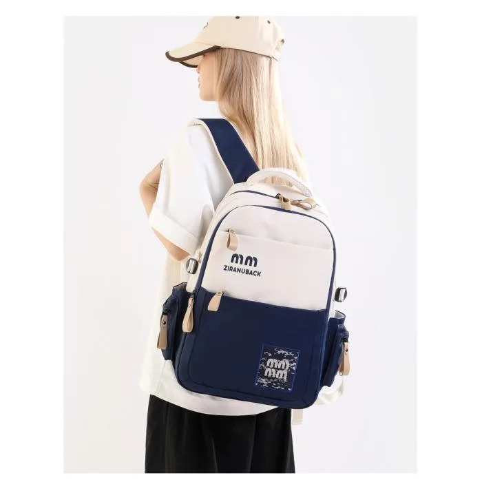College Cute Large-Capacity Backpacks (Blue) - PG SHOP