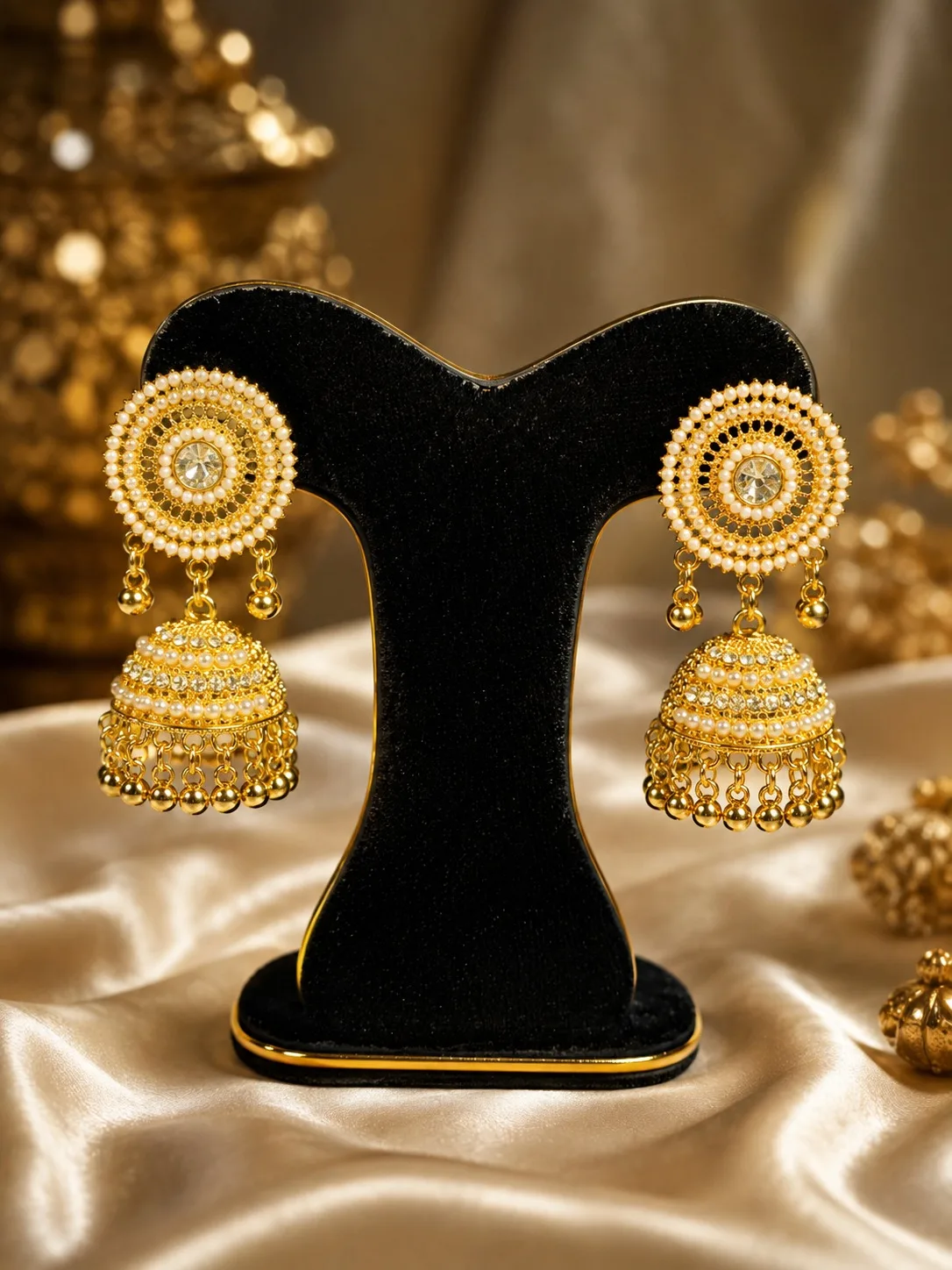 Premium Traditional Jhumka Earrings - PG SHOP