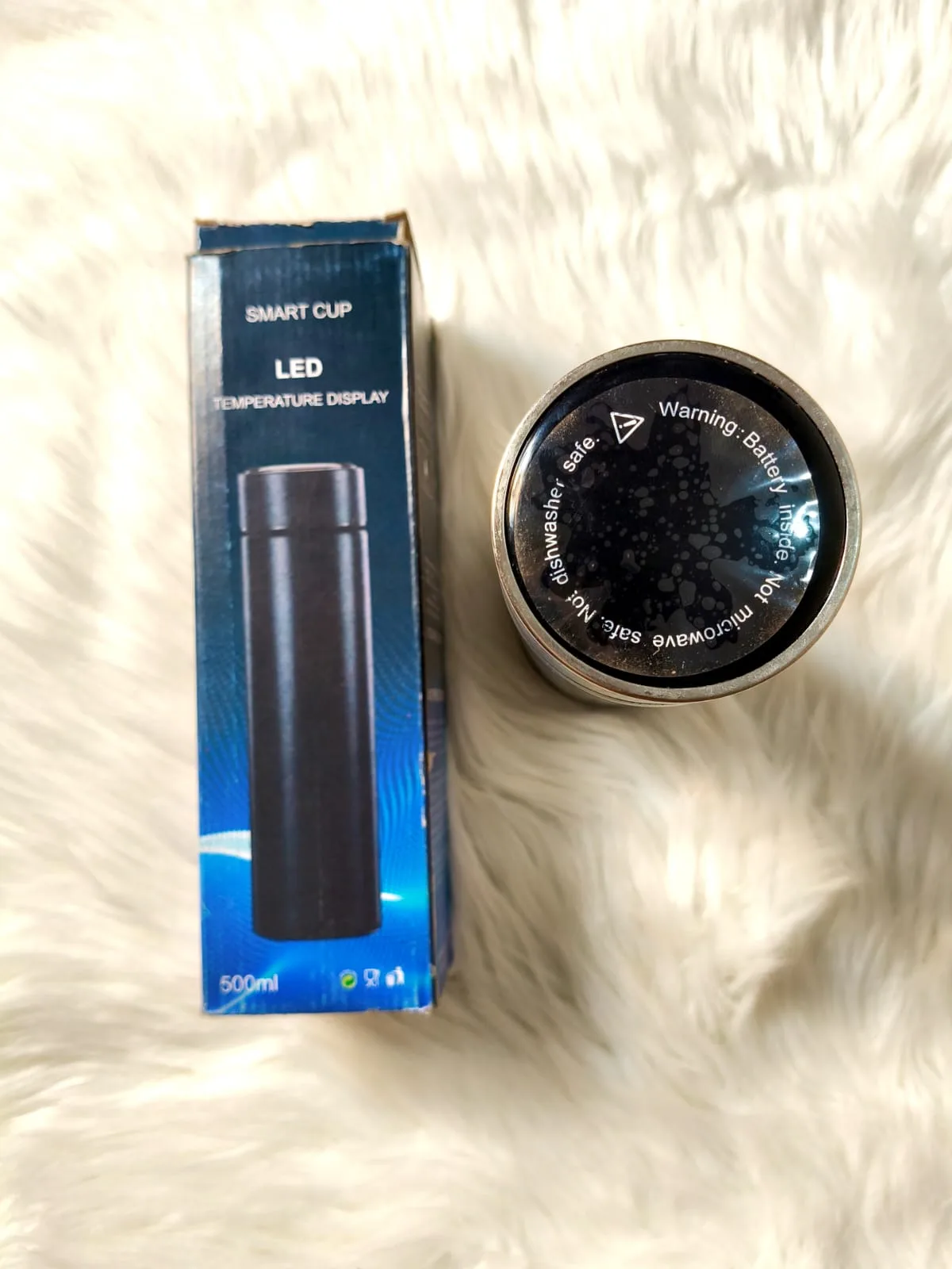 LED Temperature Display Stainless Steel Vacuum Flask- 500 ML - PG SHOP