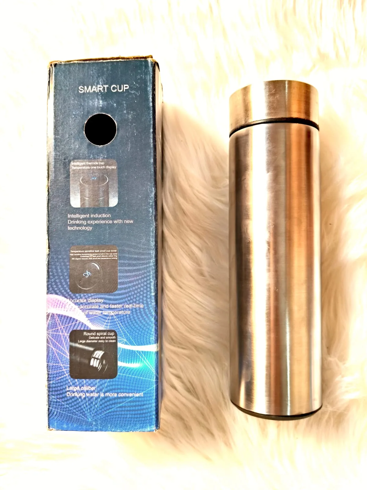LED Temperature Display Stainless Steel Vacuum Flask- 500 ML - PG SHOP