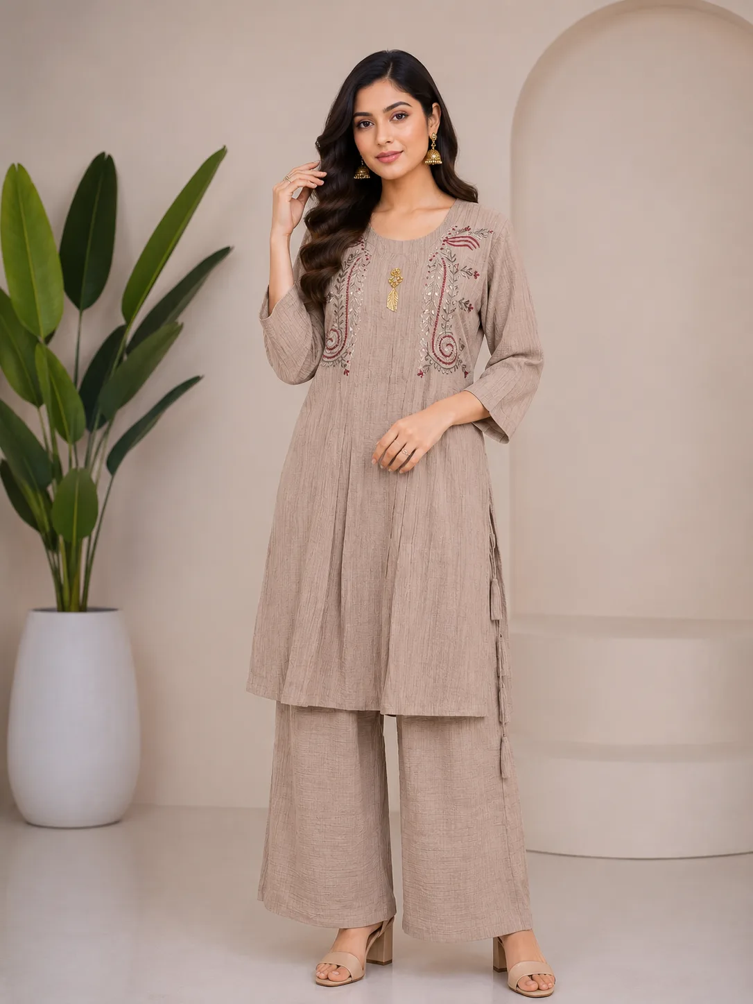 প্রিমিয়াম এমব্রয়ডারি টু-পিস কালেকশন - PG SHOP