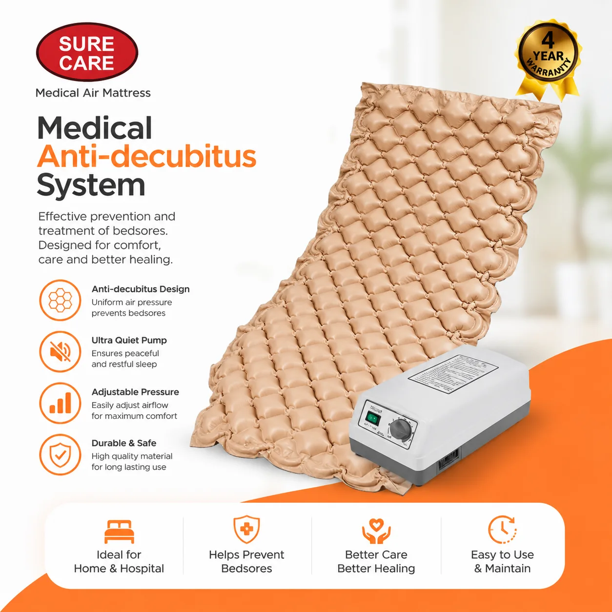 Sure Care মেডিকেল এয়ার ম্যাট্রেস - PG SHOP