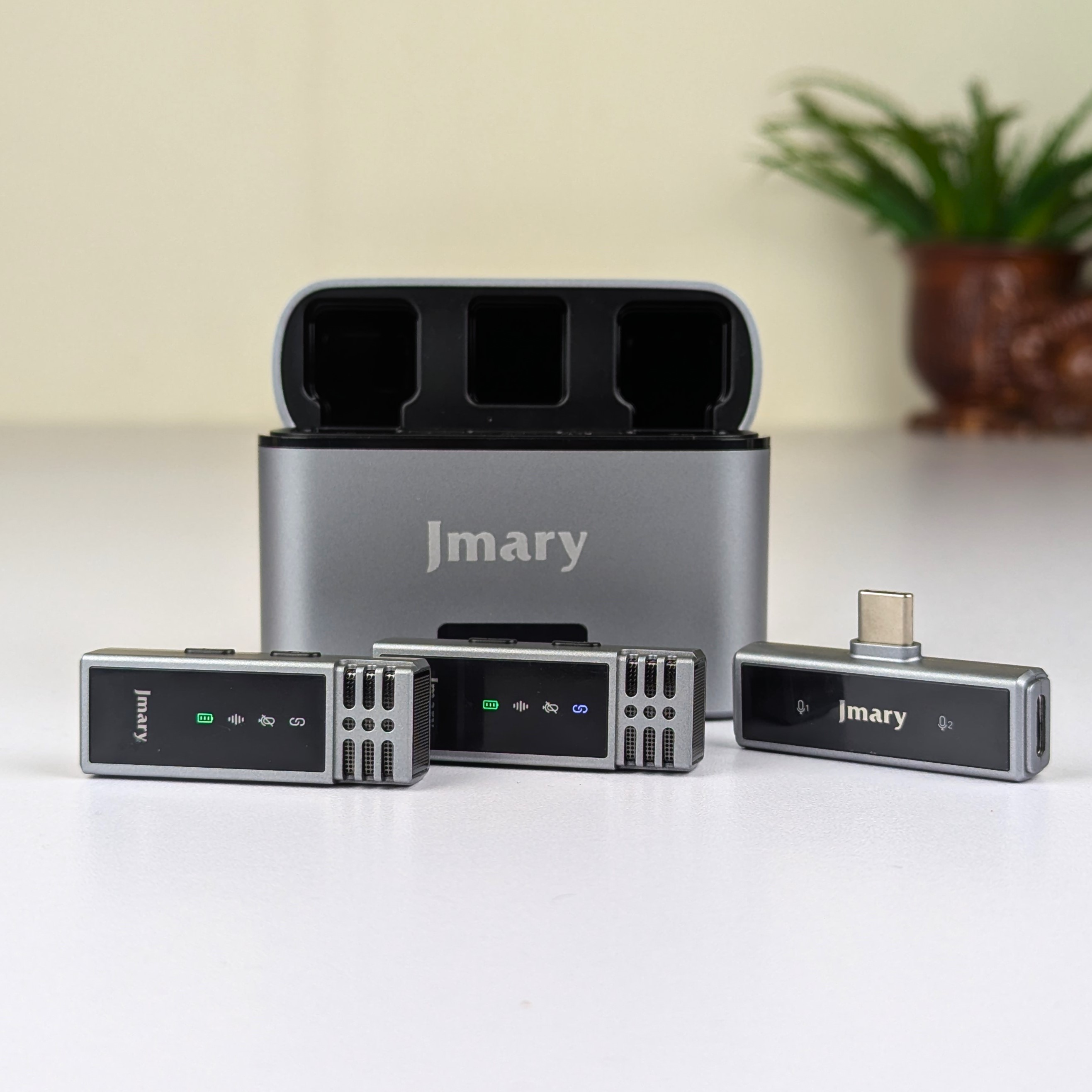Jmary MW-15 | 2.4G Wireless Microphone For Mobile TYPE-C | Dual Microphone - PG SHOP