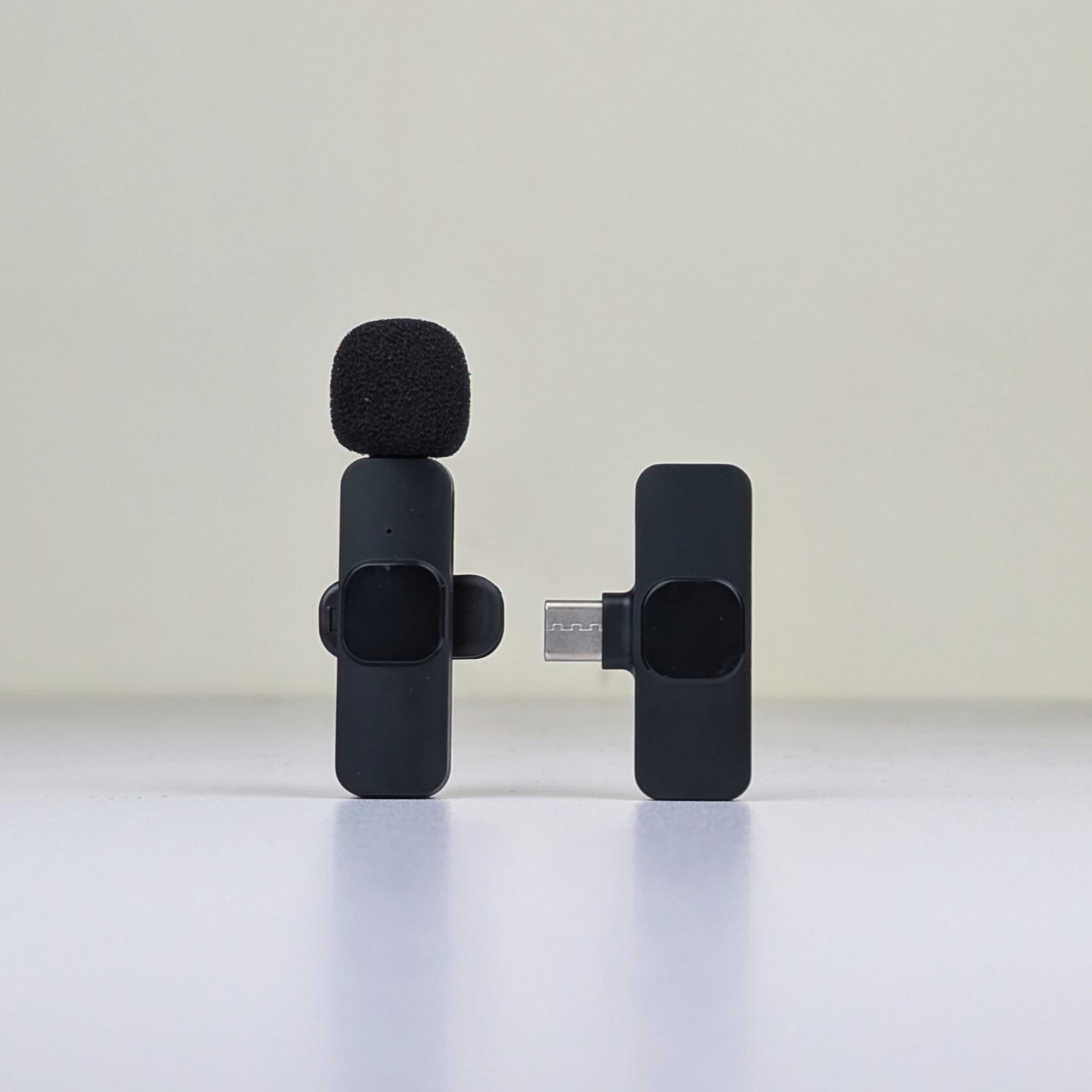 K8 Wireless Microphone for YouTube Vlogging, Video Recording Online Classes with Noise Cancellation Mic Supports (Type C) - PG SHOP