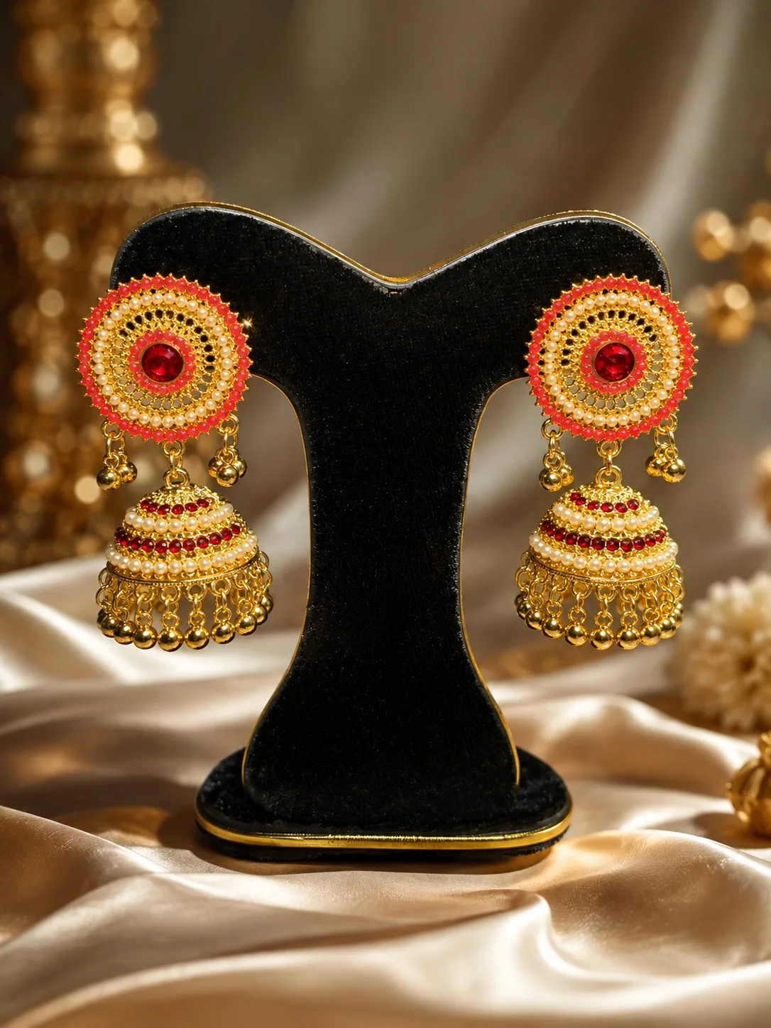 Premium Traditional Jhumka Earrings - PG SHOP